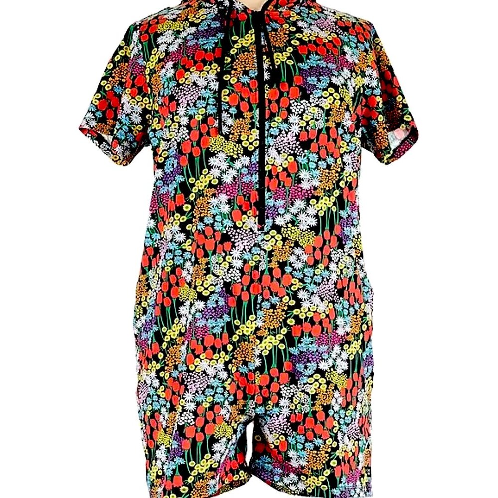 TomboyX Multicolor Floral Romper 3X